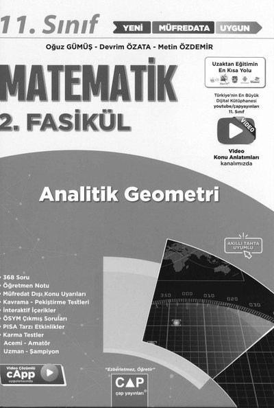 MATEMATİK 2. FASİKÜL ANALİTİK GEOMETRİ