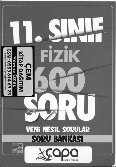 FİZİK 600 SORU YENİ NESİL SORULAR SORU BANKASI FotokoPink