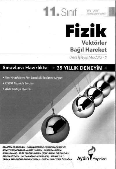 FİZİK VEKTÖRLER BAĞIL HAREKET FotokoPink