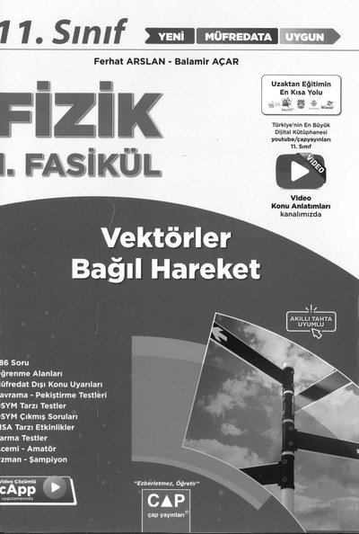 FİZİK 1. FASİKÜL VEKTÖRLER BAĞIL HAREKET