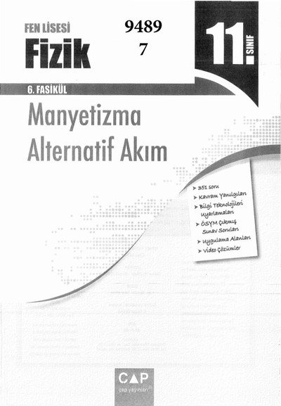 FİZİK 6. FASİKÜL MANYETİZMA ALTERNATİF AKIM FotokoPink