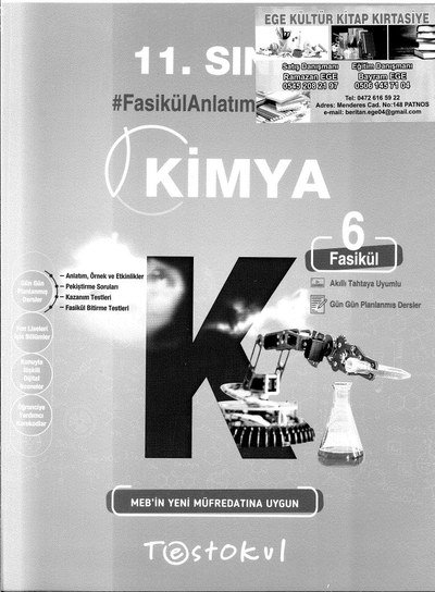 KİMYA FASİKÜL ANLATIM KİTABI