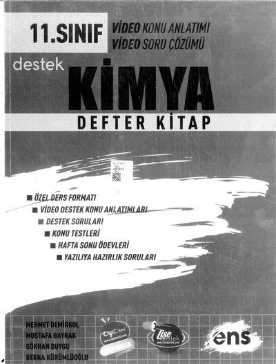 KİMYA DEFTER KİTAP KONU ANLATIMI SORU ÇÖZÜMÜ FotokoPink
