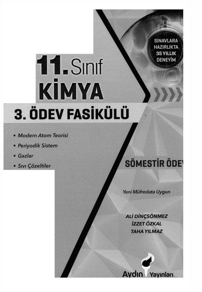 KİMYA 3. ÖDEV FASİKÜLÜ FotokoPink