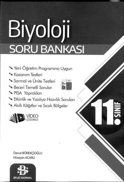 BİYOLOJİ SORU BANKASI FotokoPink