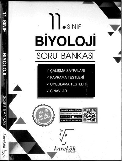 BİYOLOJİ SORU BANKASI FotokoPink