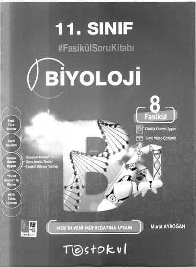 BİYOLOJİ FASİKÜL SORU KİTABI FotokoPink