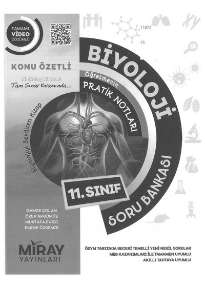 BİYOLOJİ ÖĞRETMENİN PRATİK NOTLARI SORU BANKASI KONU ÖZETLİ FotokoPink