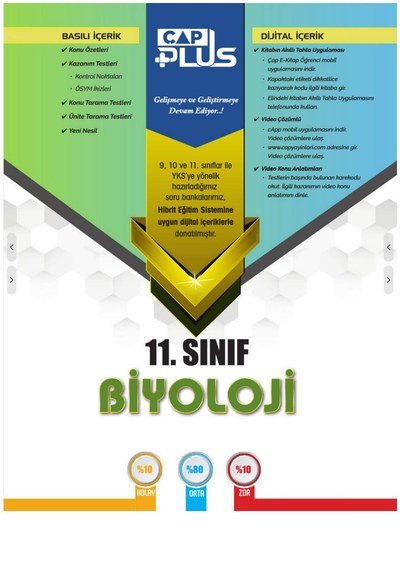 BİYOLOJİ SORU BANKASI FotokoPink