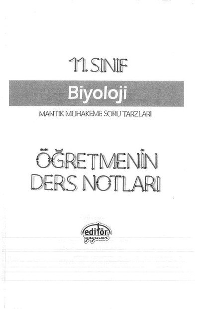 BİYOLOJİ ÖĞRETMENİN DERS NOTLARI FotokoPink