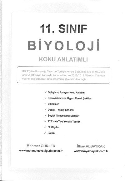 BİYOLOJİ KONU ANLATIMLI FotokoPink