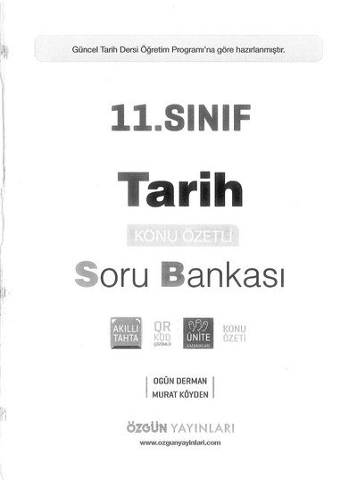 TARİH KONU ÖZETLİ SORU BANKASI FotokoPink