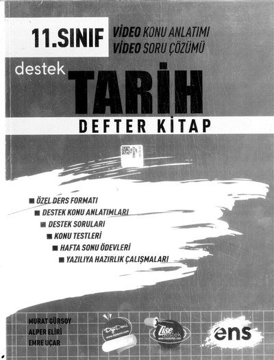 TARİH DEFTER KİTAP KONU ANLATIMI SORU ÇÖZÜMÜ