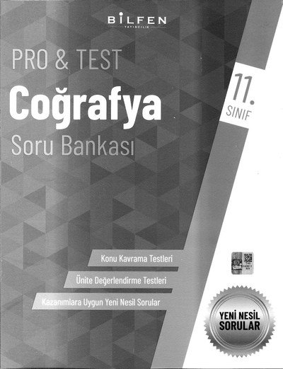 PRO & TEST COĞRAFYA SORU BANKASI FotokoPink