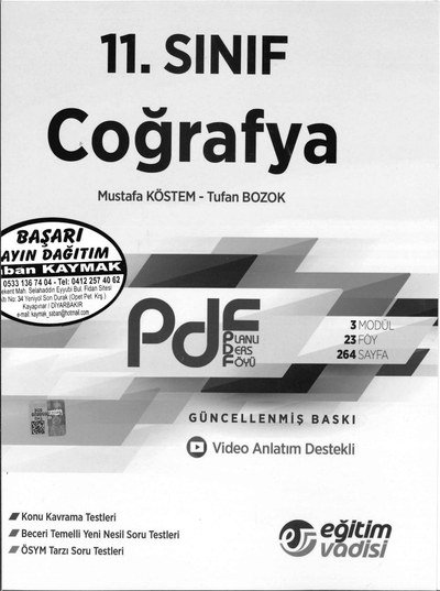 COĞRAFYA PLANLI DERS FÖYÜ FotokoPink