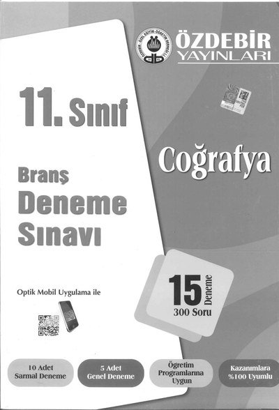 BRANŞ DENEME SINAVI COĞRAFYA 15 DENEME 300 SORU FotokoPink