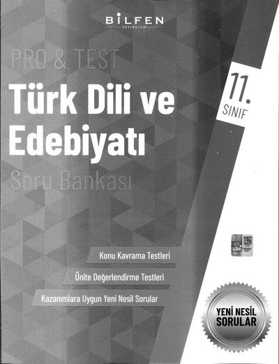 PRO & TEST TÜRK DİLİ VE EDEBİYATI SORU BANKASI FotokoPink