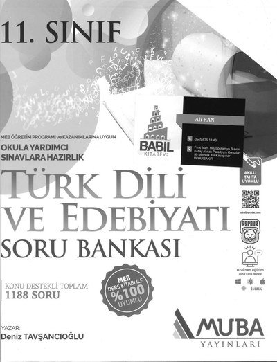 TÜRK DİLİ VE EDEBİYATI SORU BANKASI FotokoPink