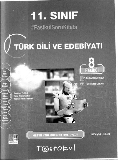 TÜRK DİLİ VE EDEBİYATI FASİKÜL SORU KİTABI FotokoPink