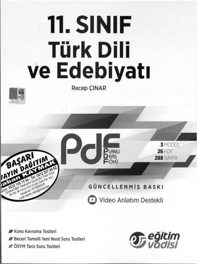 TÜRK DİLİ VE EDEBİYATI PLANLI DERS FÖYÜ FotokoPink