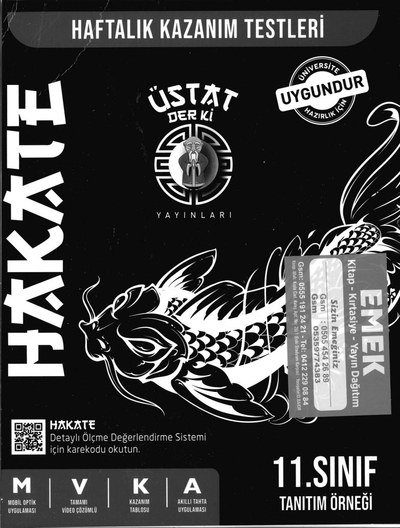 HAKATE HAFTALIK KAZANIM TESTLERİ MVKA