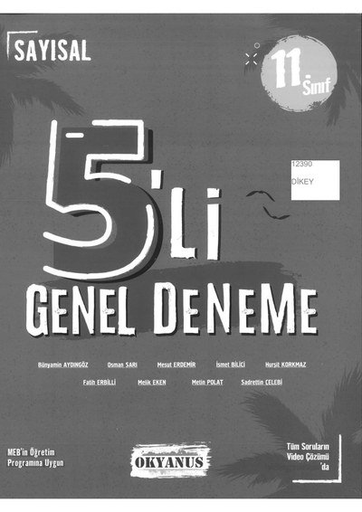 5'Lİ GENEL DENEME FotokoPink