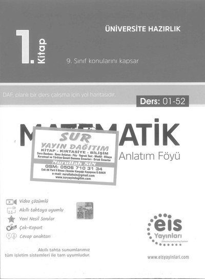 MATEMATİK DERS ANLATIM FÖYÜ 1. KİTAP FotokoPink