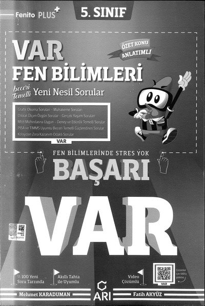 VAR FEN BİLİMLERİ
