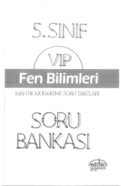 VIP FEN BİLİMLERİ SORU BANKASI FotokoPink