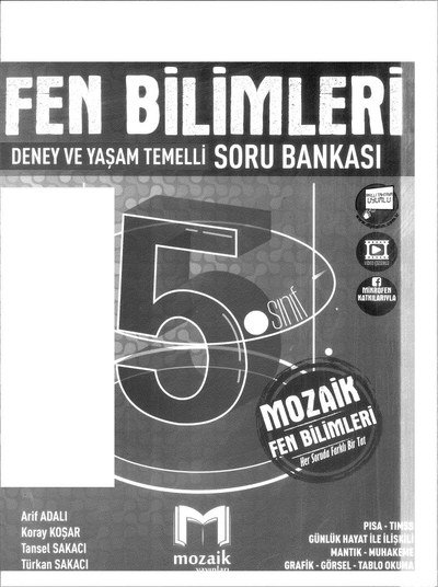 FEN BİLİMLERİ DENEY VE YAŞAM TEMELLİ SORU BANKASI FotokoPink