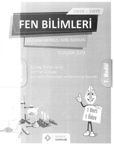 FEN BİLİMLERİ KAZANIM MERKEZLİ SORU BANKASI