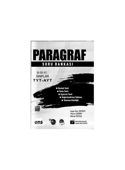 PARAGRAF SORU BANKASI TYT AYT FotokoPink