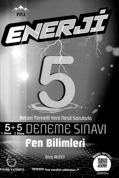 ENERJİ 5+5 DENEME SINAVI FEN BİLİMLERİ FotokoPink