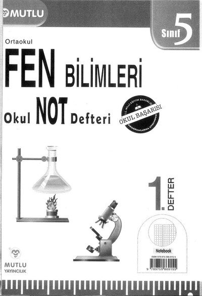 FEN BİLİMLER OKUL NOT DEFTERİ FotokoPink