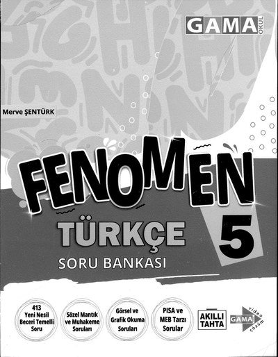 FENOMEN TÜRKÇE SORU BANKASI FotokoPink