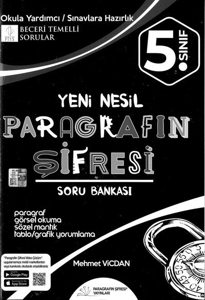 YENİ NESİL PARAGRAFIN ŞİFRESİ SORU BANKASI FotokoPink