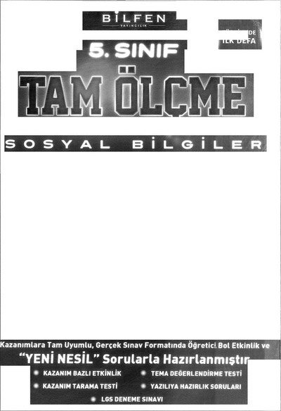 TAM ÖLÇME SOSYAL BİLGİLER FotokoPink