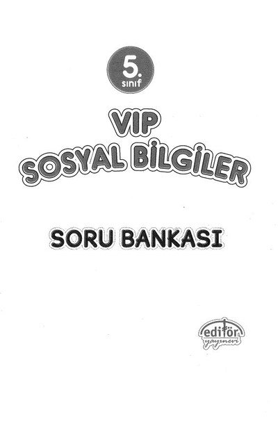VIP SOSYAL BİLGİLER SORU BANKASI
