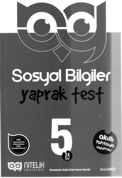 SOSYAL BİLGİLER YAPRAK TEST FotokoPink