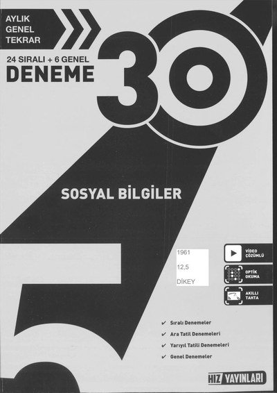 SOSYAL BİLGİLER 30 DENEME FotokoPink