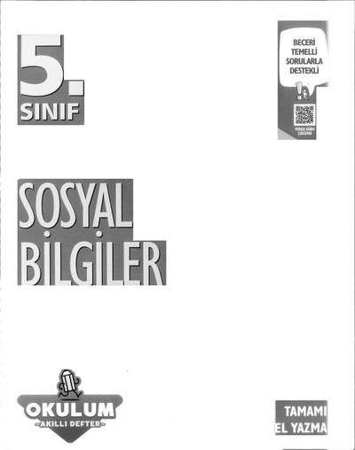 SOSYAL BİLGİLER OKULUM AKILLI DEFTER FotokoPink