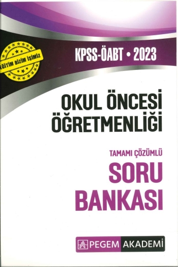 OKUL ÖNCESİ ÖĞRETMENLİĞİ TAMAMI ÇÖZÜMLÜ SORU BANKASI FotokoPink