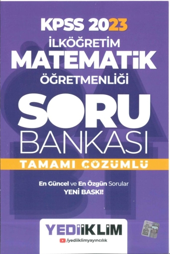 İLKÖĞRETİM MATEMATİK ÖĞRETMENLİĞİ SORU BANKASI TAMAMI ÇÖZÜMLÜ