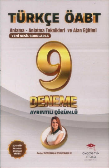 ANLAMA-ANLATMA TEKNİKLERİ VE ALAN EĞİTİMİ 9 ÇÖZÜMLÜ DENEME FotokoPink