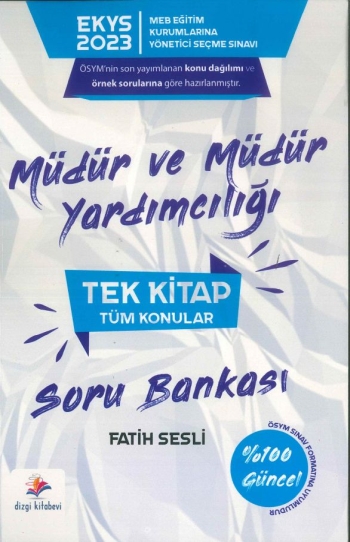 MÜDÜR VE MÜDÜR YARDIMCILIĞI TEK KİTAP SORU BANKASI TÜM KONULAR FotokoPink