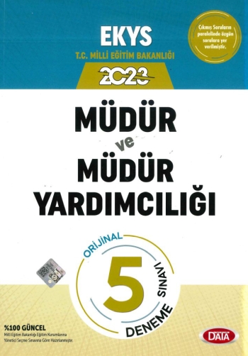MÜDÜR VE MÜDÜR YARDIMCILIĞI ORJİNAL 5 ÇÖZÜMLÜ DENEME FotokoPink
