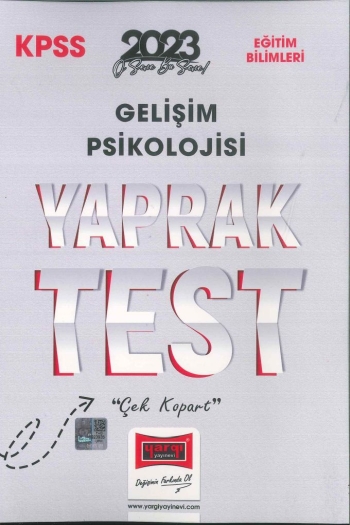 GELİŞİM PSİKOLOJİSİ YAPRAK TEST