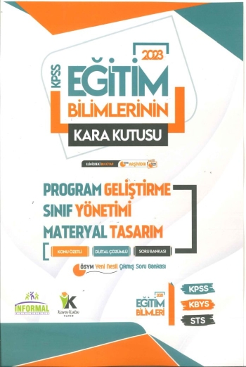 KARA KUTU PROGRAM GELİŞTİRME SINIF YÖNETİMİ MATERYAL TASARIM KONU ÖZETLİ SORU BANKASI FotokoPink