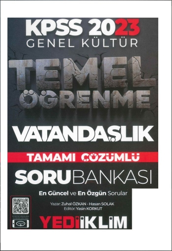 TEMEL ÖĞRENME VATANDAŞLIK ÇÖZÜMLÜ SORU BANKASI FotokoPink