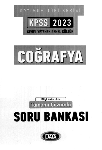 OPTİMUM JÜRİ SERİSİ COĞRAFYA ÇÖZÜMLÜ SORU BANKASI FotokoPink